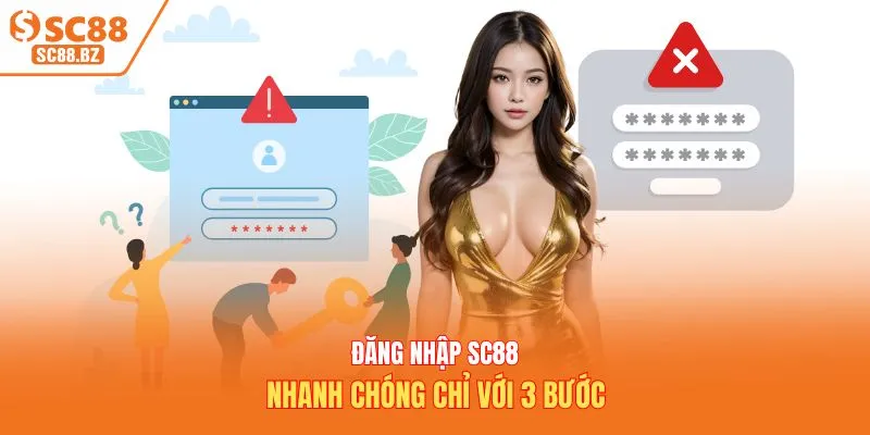 Đăng nhập SC88 nhanh chóng chỉ với 3 bước