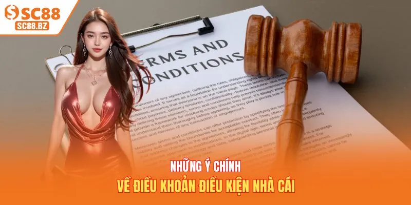 Những ý chính về điều khoản điều kiện nhà cái
